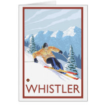Downhhill Snow Skier - Whistler, BC Canada
