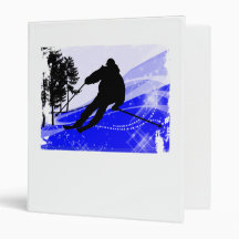 Downhill on the Ski Slope Edges Binders