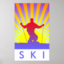 downhill ski posters