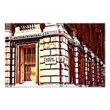 Downing Street Sign Photo Print