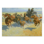 Downing the Nigh Leader by Remington Greeting Cards
