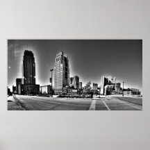 Downtown3HDRgray Print