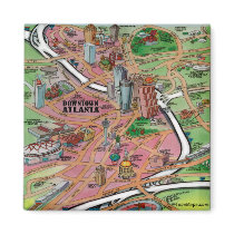 Downtown Atlanta Georgia Magnets