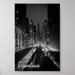 Downtown Chicago Poster