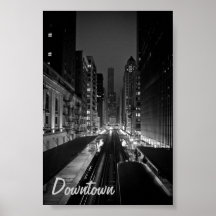 Downtown Chicago Poster