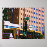 Downtown Chicago Street Print