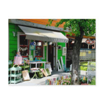 Downtown in Davis, Ca Postcard