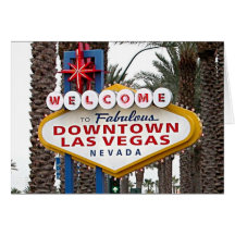 Downtown Las Vegas Greeting Card