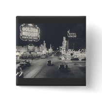 Downtown Las Vegas Retro Pinback Buttons