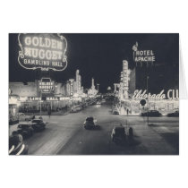 Downtown Las Vegas Retro Greeting Cards