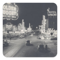 Downtown Las Vegas Retro Sticker