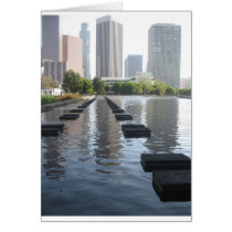 Downtown Los Angeles California By Bernadette Seba Card