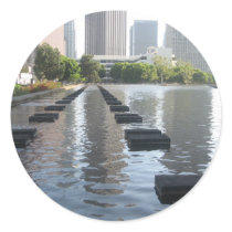 Downtown Los Angeles California By Bernadette Seba Stickers