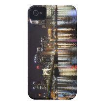 Downtown Pittsburgh at Night iPhone 4 Cases