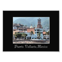 downtown Puerto Vallarta,Mexico Photo Art