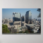 Downtown Santiago, Chile Poster