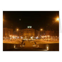 Downtown Skopje Greeting Card