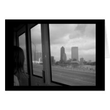 Downtown View of Jacksonville Florida Greeting Card