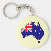 Downunder Day Key Chain