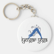 Downward Facing Dog Iyengar Yoga Keychains