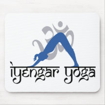 Downward Facing Dog Iyengar Yoga Mousepads