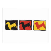 Doxie-3-BOX Cartes Postales