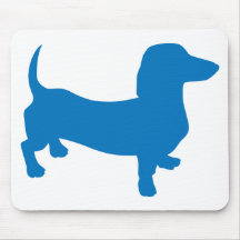 Doxie bleu, teckel tapis de souris