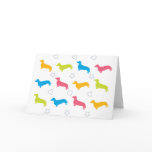 Doxie Colourful Hearts and Stars