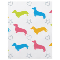 Doxie Colourful Hearts and Stars
