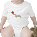 Doxie Delivers 12 Red Roses - Valentines Day!!!! T Shirts