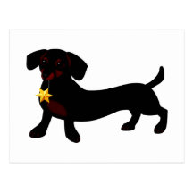 Doxie postcard
