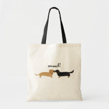 Doxie Smooch Tote Bags