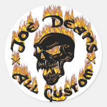 Doyens All Custom FireSticker de Joe Autocollants