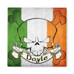 Doyle Irish Skull Fridge Magnets
