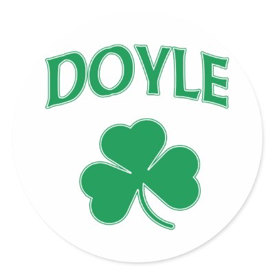 Doyle Irish Sticker by irishprideshirts