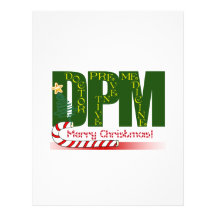 DPM DOCTOR PREVENTIVE MEDICINE CHRISTMAS PERSONALIZED LETTERHEAD