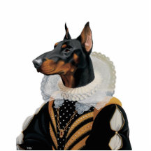 DR135 Doberman photo sculpture