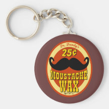 Dr. Dandy's Moustache Wax Keychain