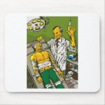 Dr. Frankenstein or mad scientist Mouse Pads