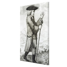 Dr Johnson in his Travelling Dress, 1786 Canvas Prints