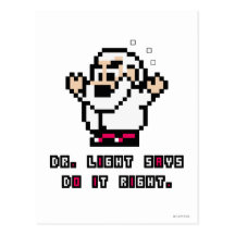 Dr. Light Says Postcard