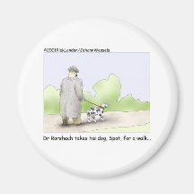 Dr. Roarshach Cartoon Gifts, Tees, & Collectibles Fridge Magnets