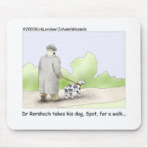 Dr. Roarshach Cartoon Gifts, Tees, & Collectibles Mousepad