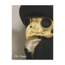 Dr Scops Postcard