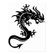 Drache, Dragon Postkarten