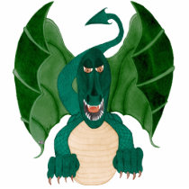 Draco in Flight Acrylic Pin Photo Cutouts