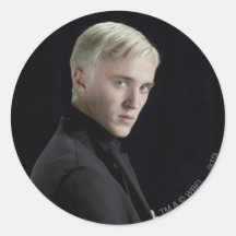 Draco Malfoy Arms Crossed Round Stickers