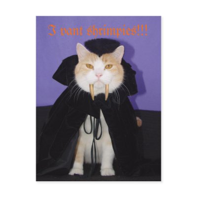 Dracula Bubba Postcard by myrtieshuman