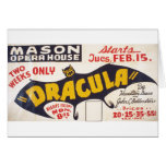 Dracula by Hamilton Deane - 1938 Card
