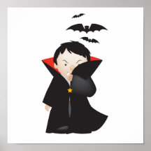 dracula cartoon print
